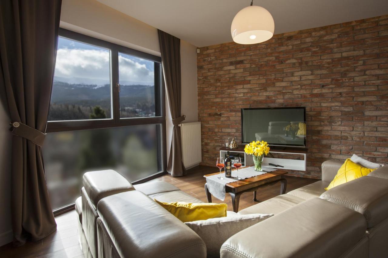 Apartament Panorama Gor - Centrum Miasta Z Widokiem Na Szrenice Szklarska Poręba Kültér fotó