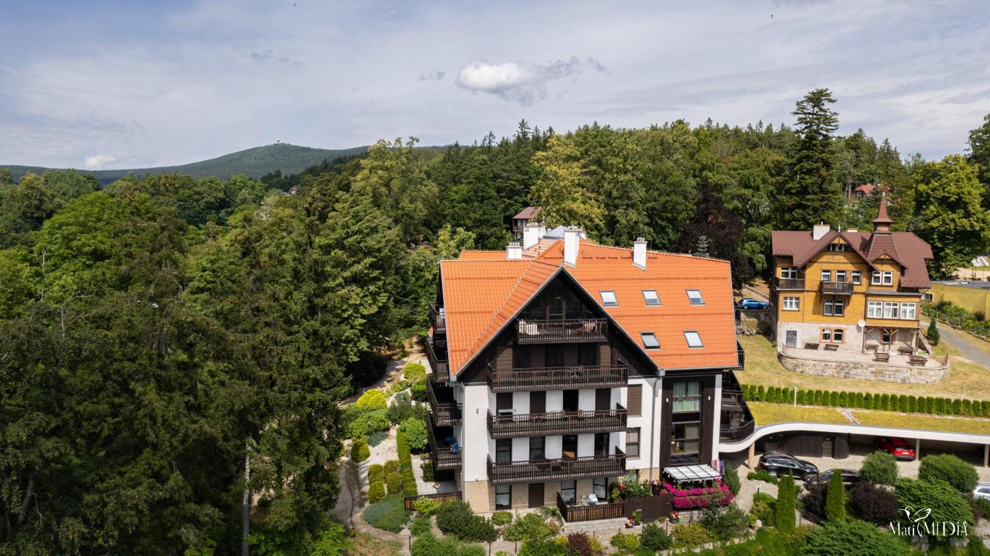 Apartament Panorama Gor - Centrum Miasta Z Widokiem Na Szrenice Szklarska Poręba Kültér fotó